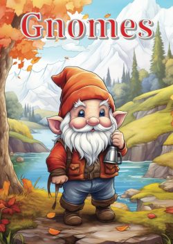 Gnome Colouring Book Paperback